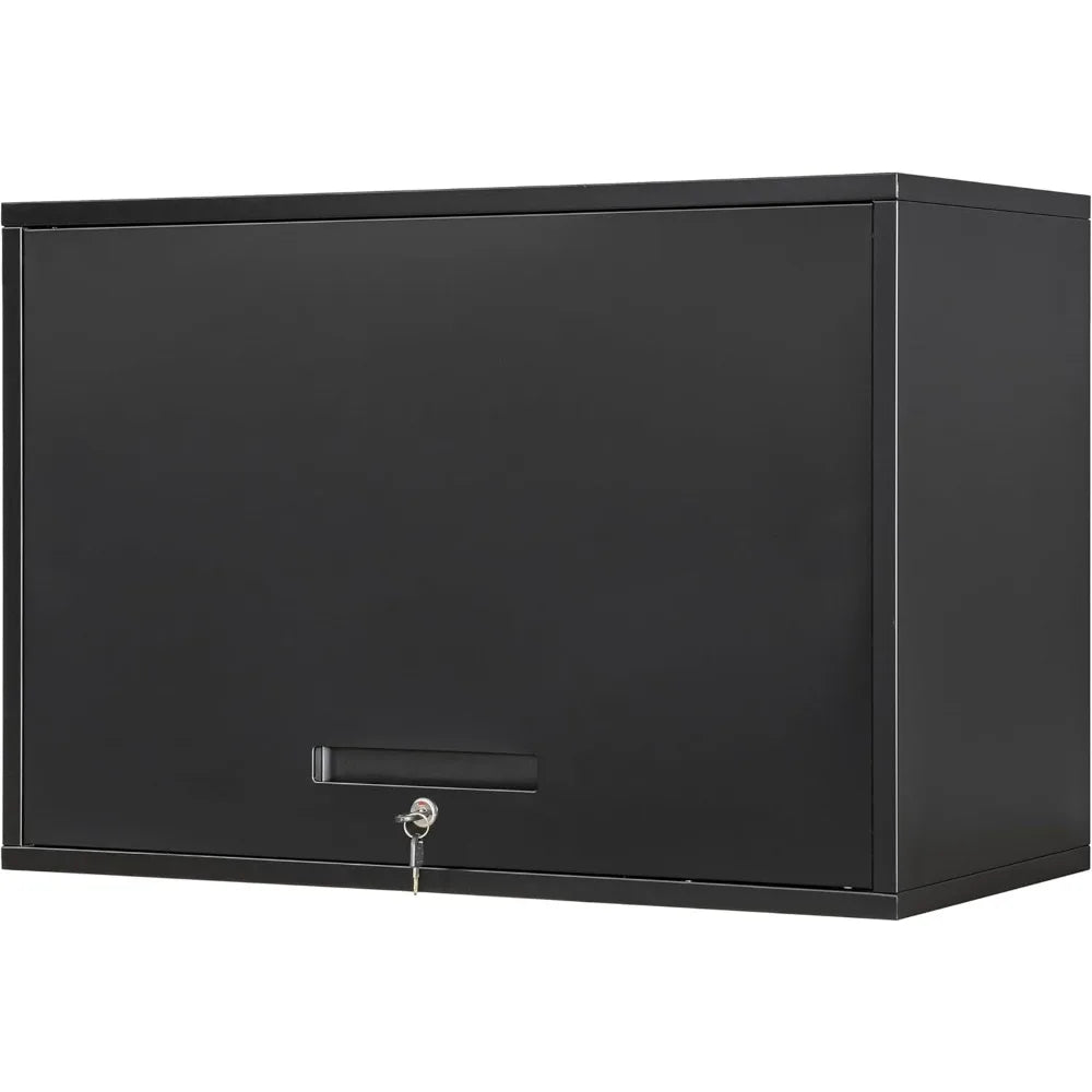 Metal Garage Wall Cabinet with Doors and Shelves, Wall Mounted Metal Storage Cabinet, Floating Garage Tool Cabinet, Customized
