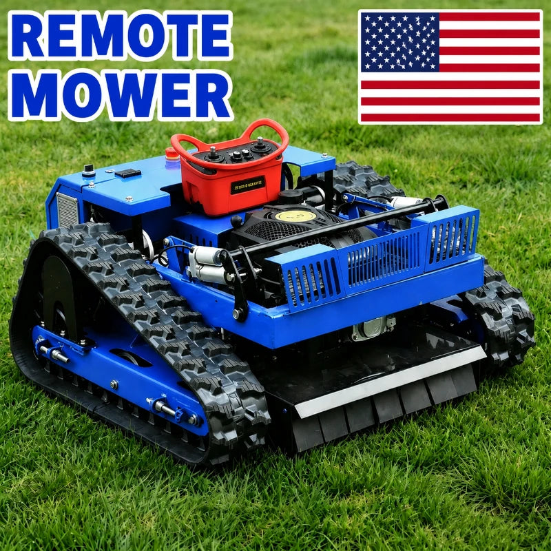 Remote Control Zero Turn Robotic Lawn Mower for Steep Slopes