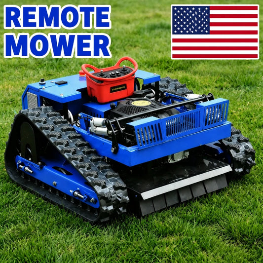 Remote Control Zero Turn Robotic Lawn Mower for Steep Slopes