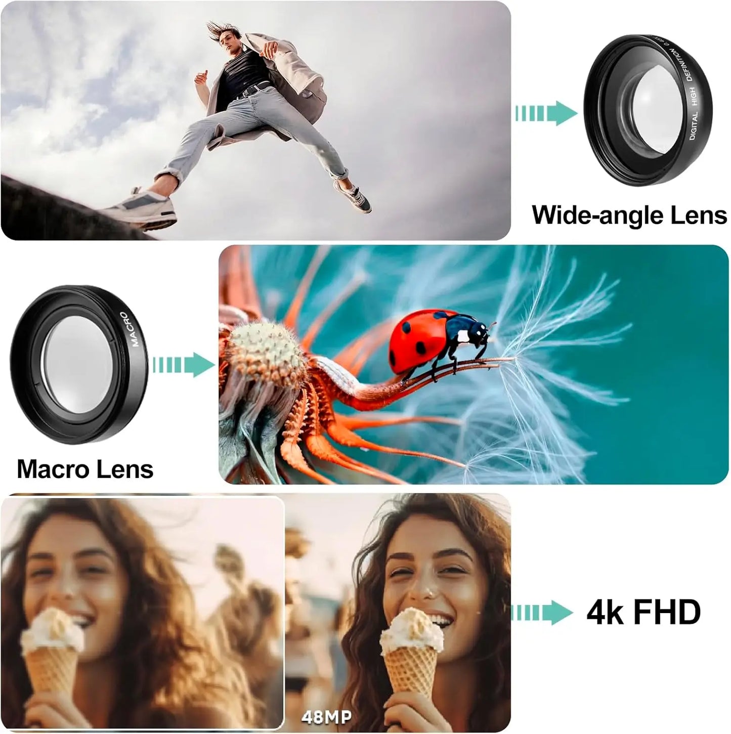 4K Digital Camera YouTube Vlogging Autofocus 16X 48MP