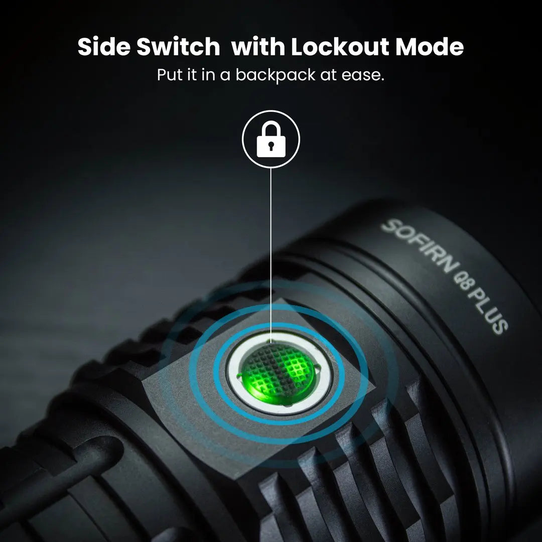Sofirn Q8 Plus 16000lm Anduril 2 Flashlight USB C 21700