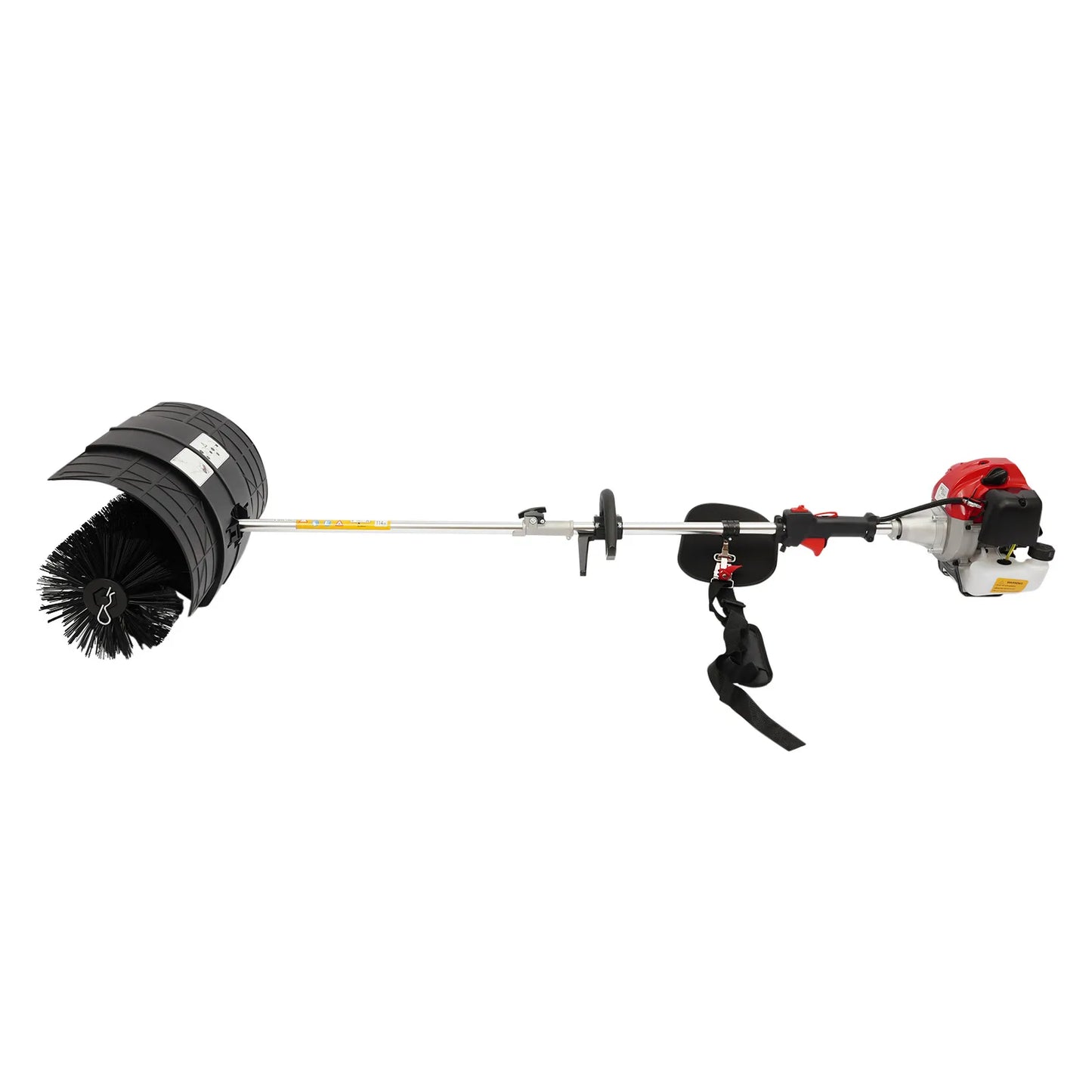 Gas Powered Broom Sweeper 2.3HP 52cc For Outdoor Cleaning