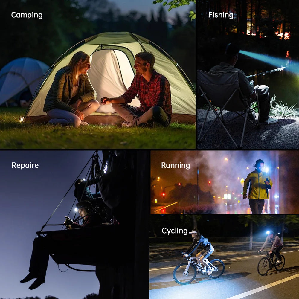 Sofirn HS42 Headlamp 2100lm USB C Rechargeable Flashlight for Camping