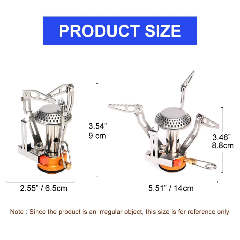 Widesea Camping Cookware Set 3 Person Portable Pot Cup