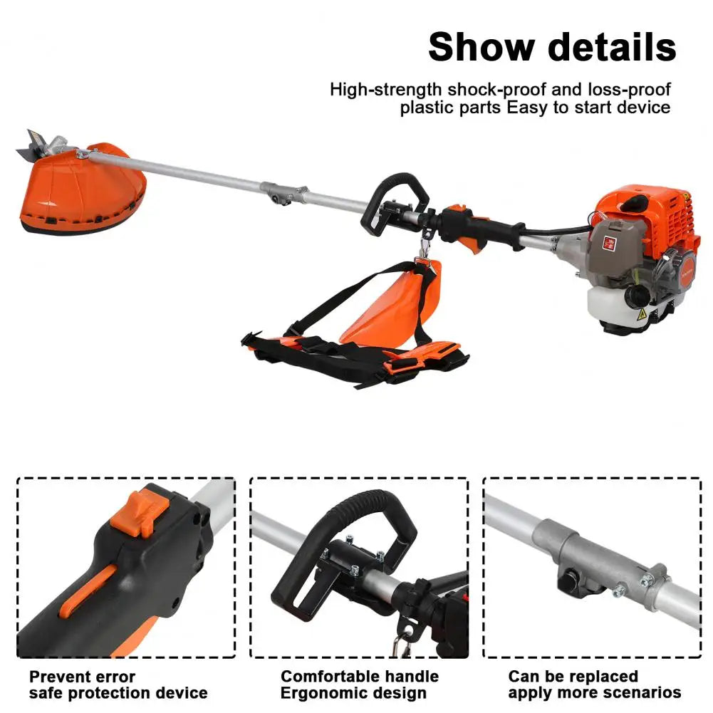5 In 1 Lawncare Mower Kit Weed Trimmer Hedge Cutter