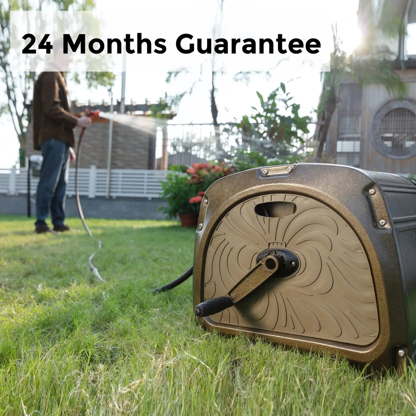 Giraffe Tools SW5 Metal Hose Reel Box Heavy Duty Storage