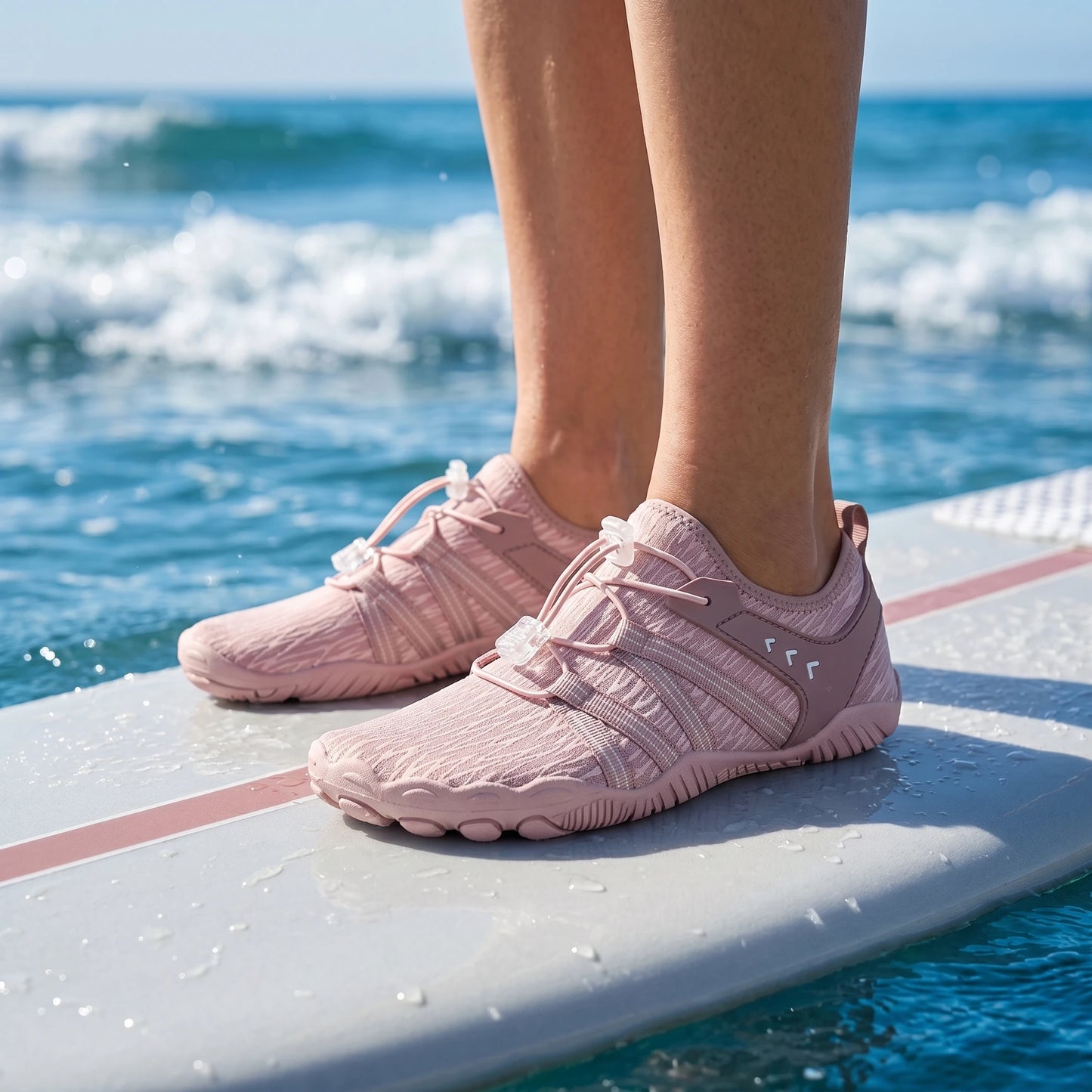 Women Aqua Shoes Anti-Slip Quick-Dry Beach Beach Barefoot Shoes Outdoor Lightweight Sneakers Hiking Surfing Boating Fishing