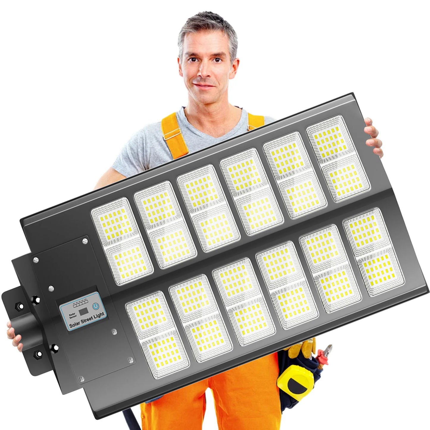6000-Watt Waterproof Solar Street Lights With Motion Sensor