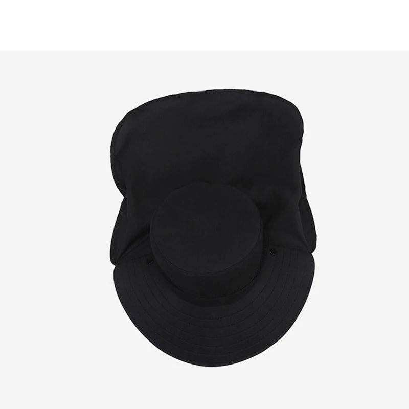 Outdoor Sun Shade Fisherman Hat With Breathable Polyester