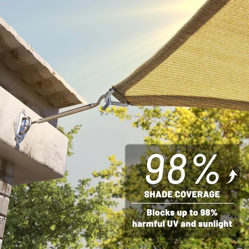 ColourTree Heavy Duty Shade Sail Pro Ring 260 GSM Outdoor
