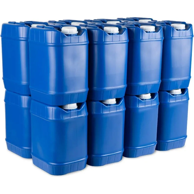 Stackable 5 Gallon Water Storage Containers For Emergency Preparedness