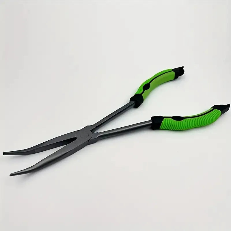 Professional Fishing Hook Remover Pliers Heavy Duty Long Nose Telescopic Tool