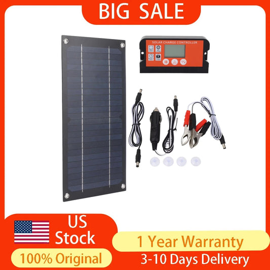 YOSOO Portable 600W Monocrystalline Solar Panel Kit with 100A Controller
