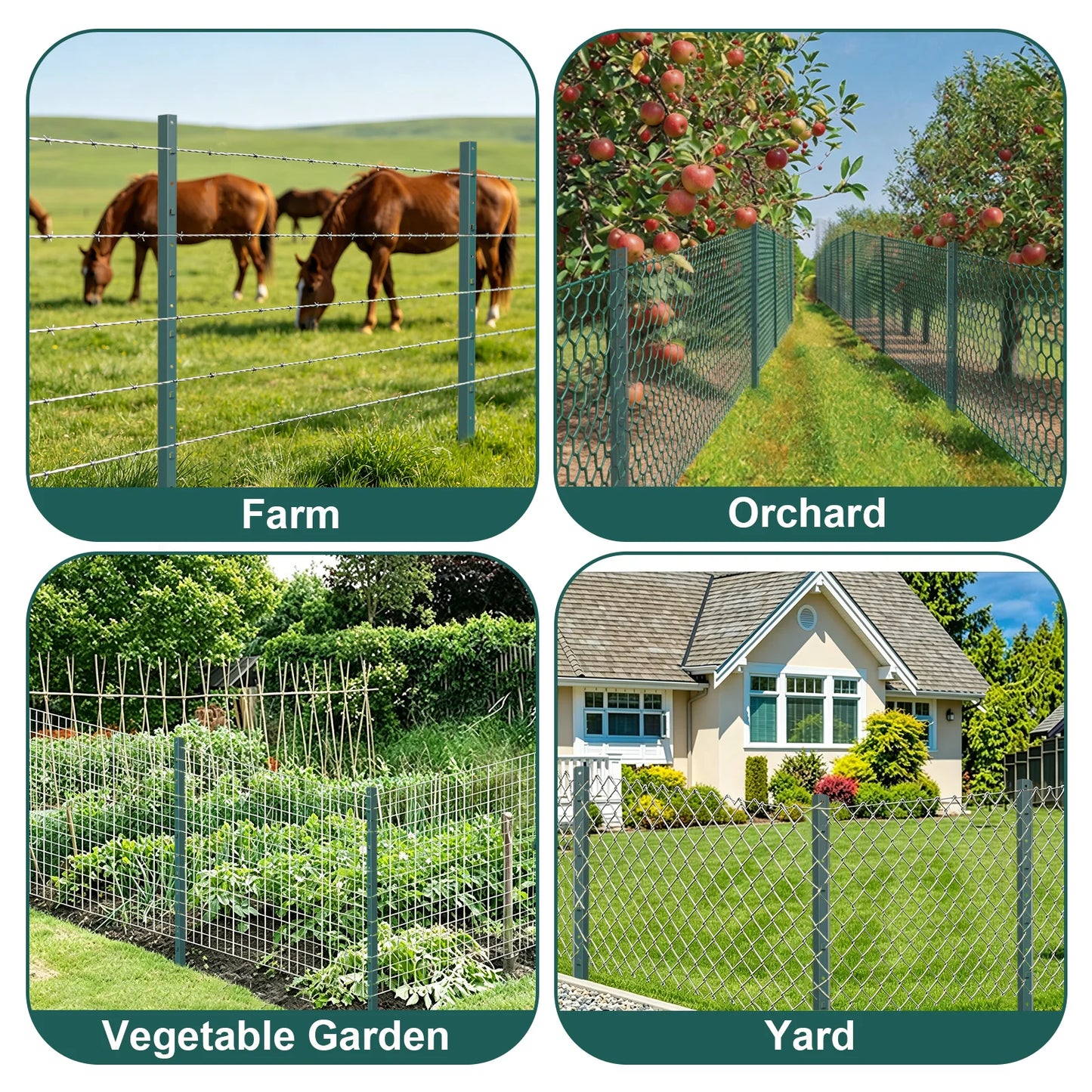 Heavy Duty Metal Fence Post No Dig Stakes For Fencing