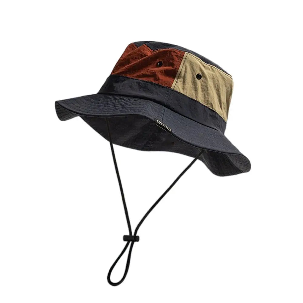 Sun Protection Wide Brim Bucket Hat Quick Dry Anti UV