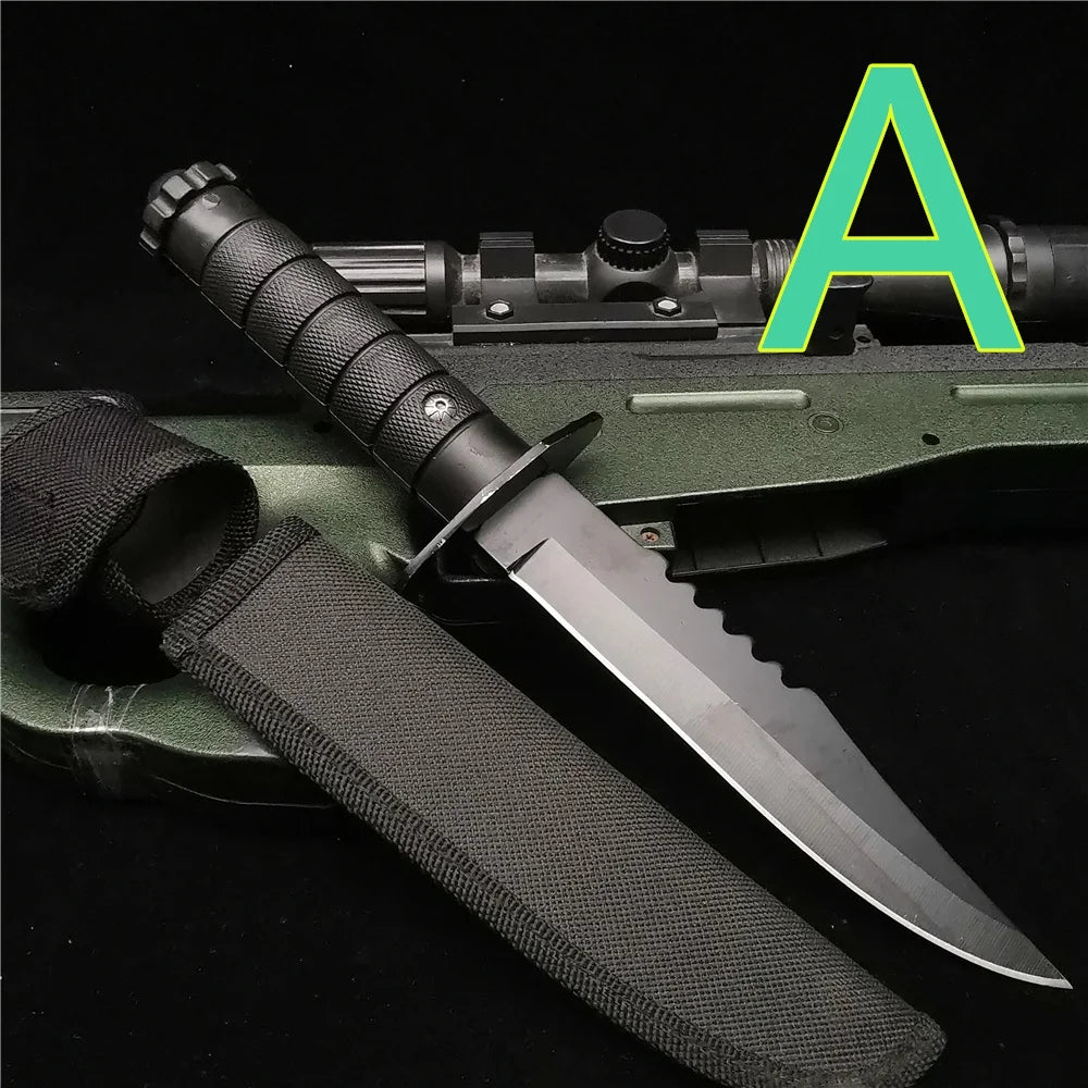 Spring Assisted Tactical Knife Switchblade Outdoor Multitool Tanto Hunting