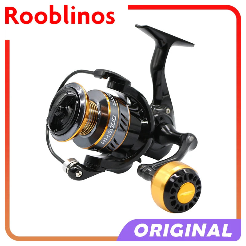 Rooblinos Fishing Reel Spinning Reel High Speed 10KG Max Drag