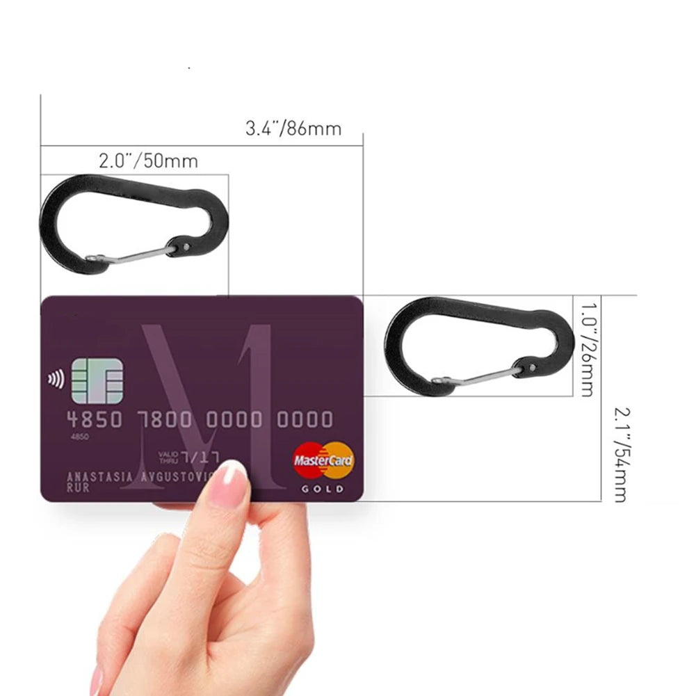 Aluminum Alloy Carabiner Keychain Set For Camping And Hiking