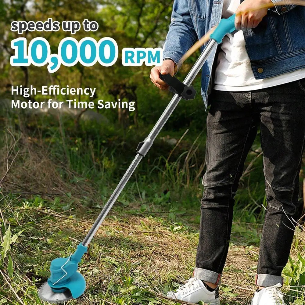 XMSJ Cordless Grass String Trimmer Lawn Edger Wacker Cutter