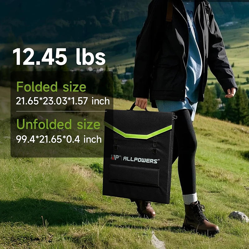 ALLPOWERS Foldable Portable Solar Panel 400W 200W 140W 100W 60W