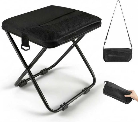 Camping Stool All Terrain Folding Pocket Chair With 270Lbs Capacity