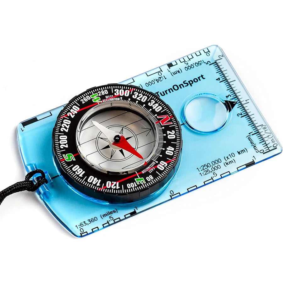 Waterproof Camping Compass for Outdoor Navigation and Map Reading