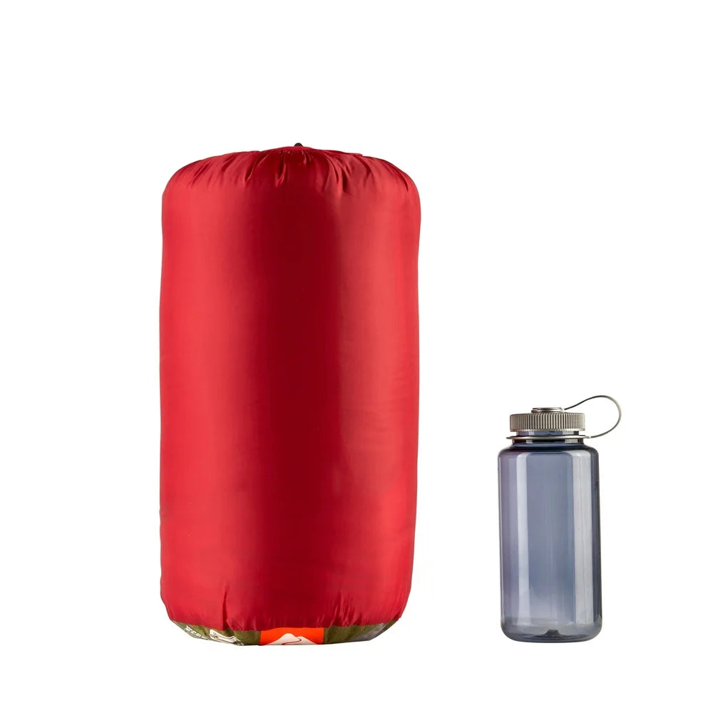 50F Warm Weather Sleeping Bag Lightweight Insulated Polyester For Camping
