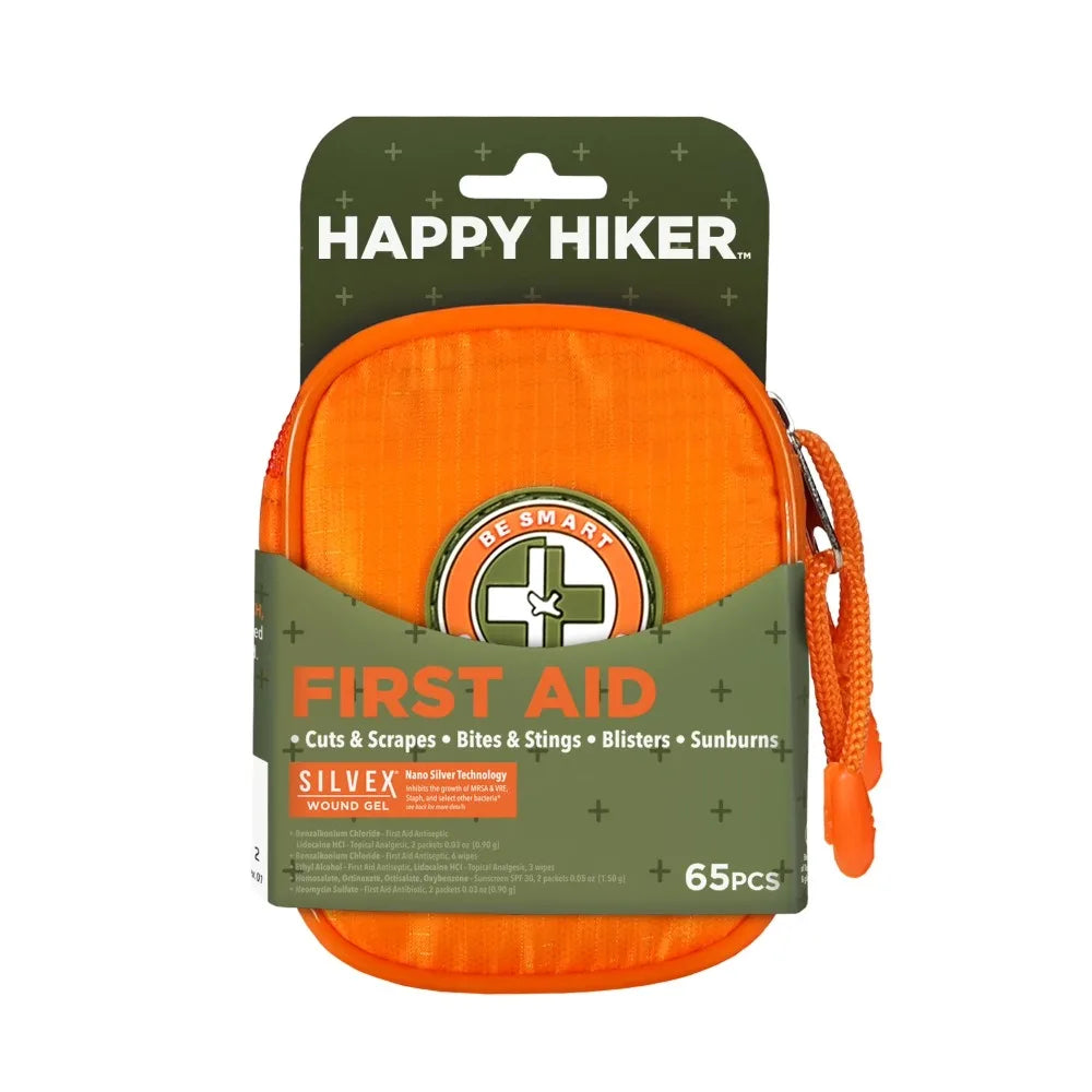 Outdoor First Aid Kit 65 Piece Set Hiking Camping Travel