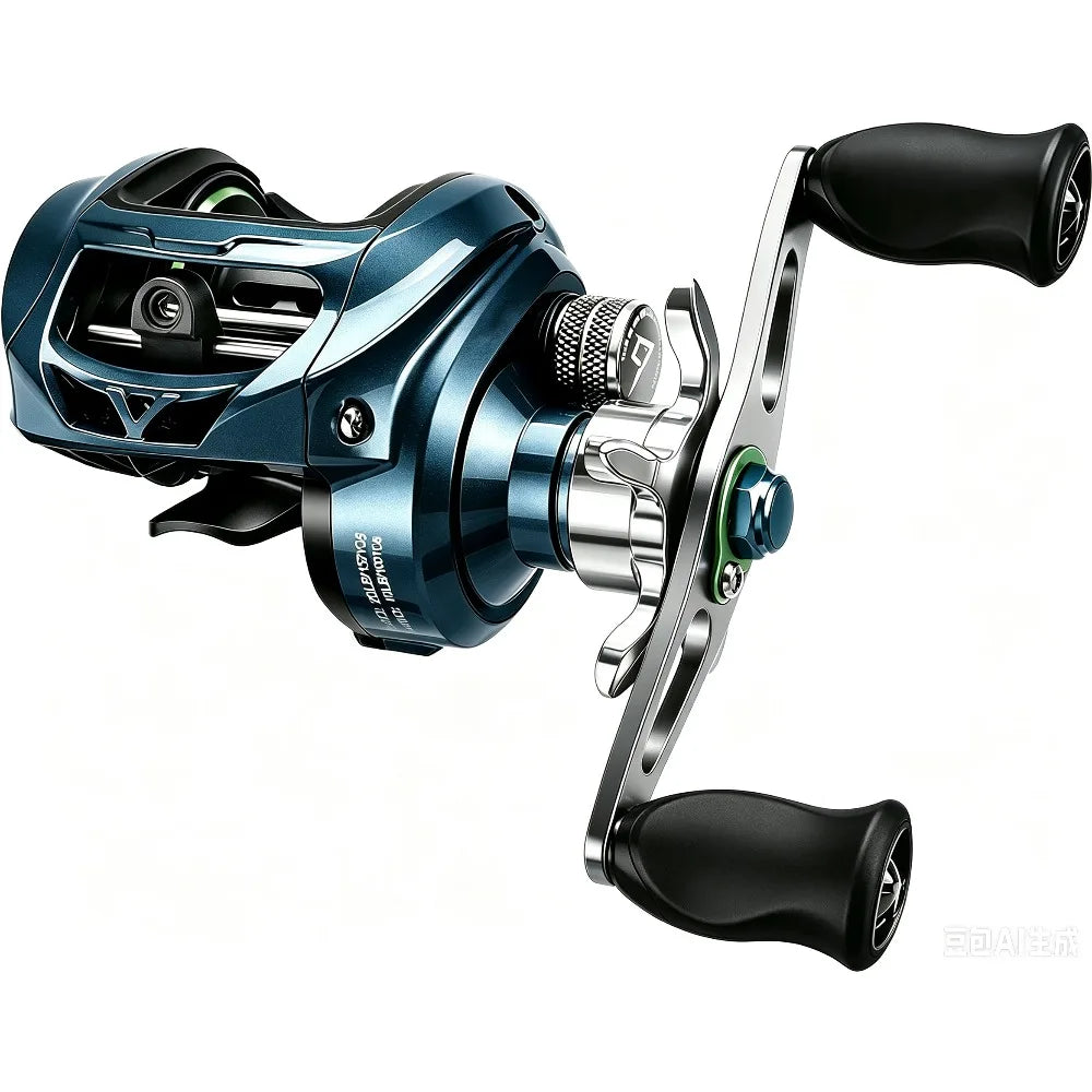 Ultra Light Baitcasting Reel Compact Low Profile Magnetic Brake