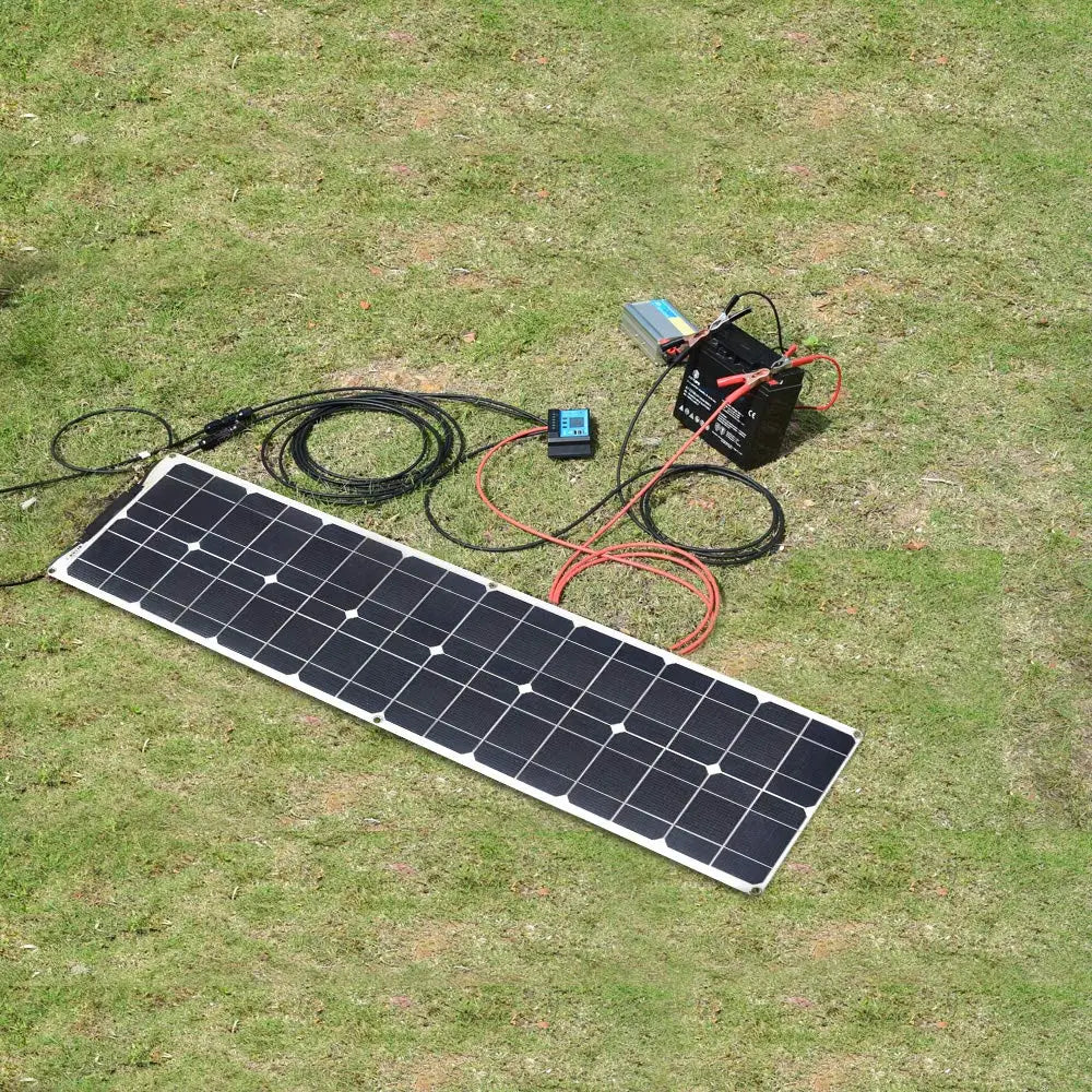 WUZECK 50W Solar Panel Kit for 12V 24V Systems Outdoor