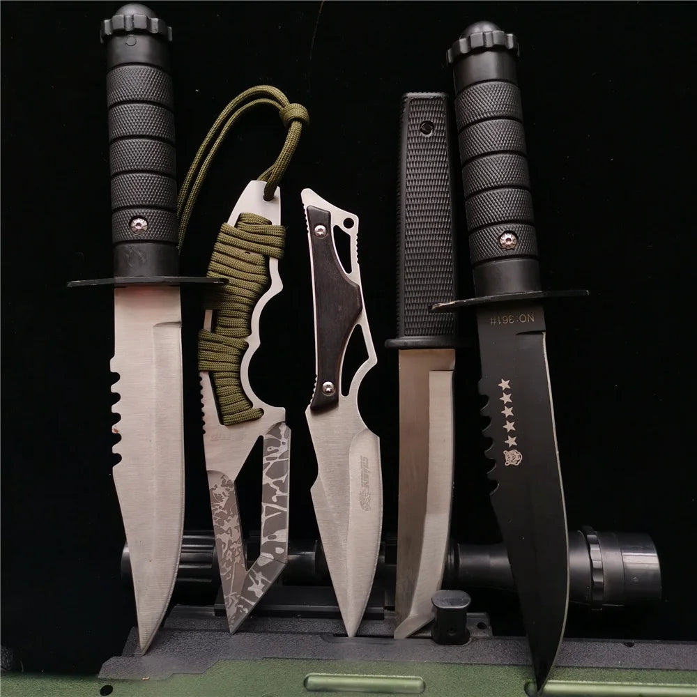 Spring Assisted Tactical Knife Switchblade Outdoor Multitool Tanto Hunting