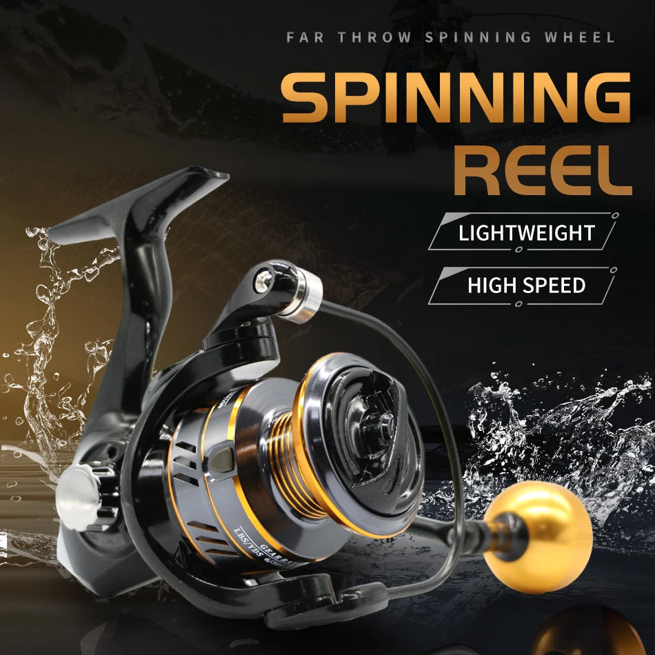 Rooblinos Fishing Reel Spinning Reel High Speed 10KG Max Drag