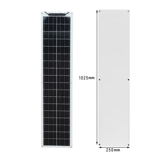 WUZECK 50W Solar Panel Kit for 12V 24V Systems Outdoor