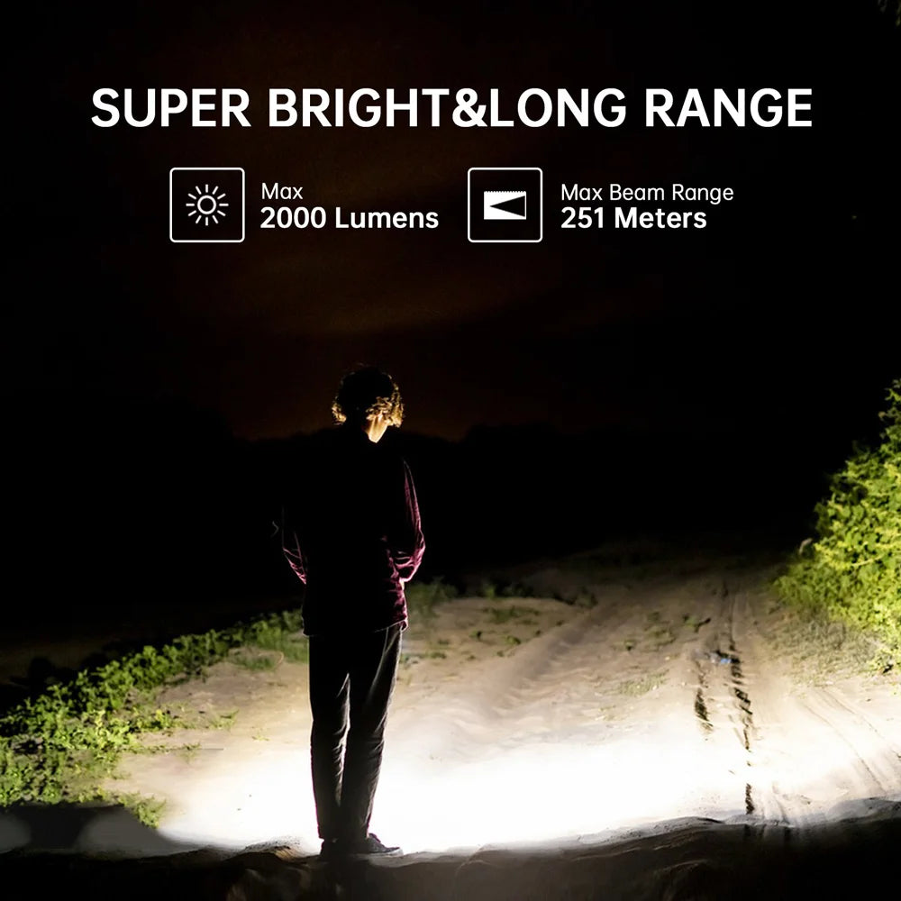 Sofirn IF24 RGB LED Flashlight 2000lm USB Type C Rechargeable