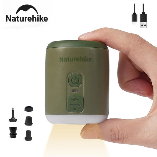 Naturehike Multi Function Air Pump Outdoor Portable Fast Charge Inflatable Mat