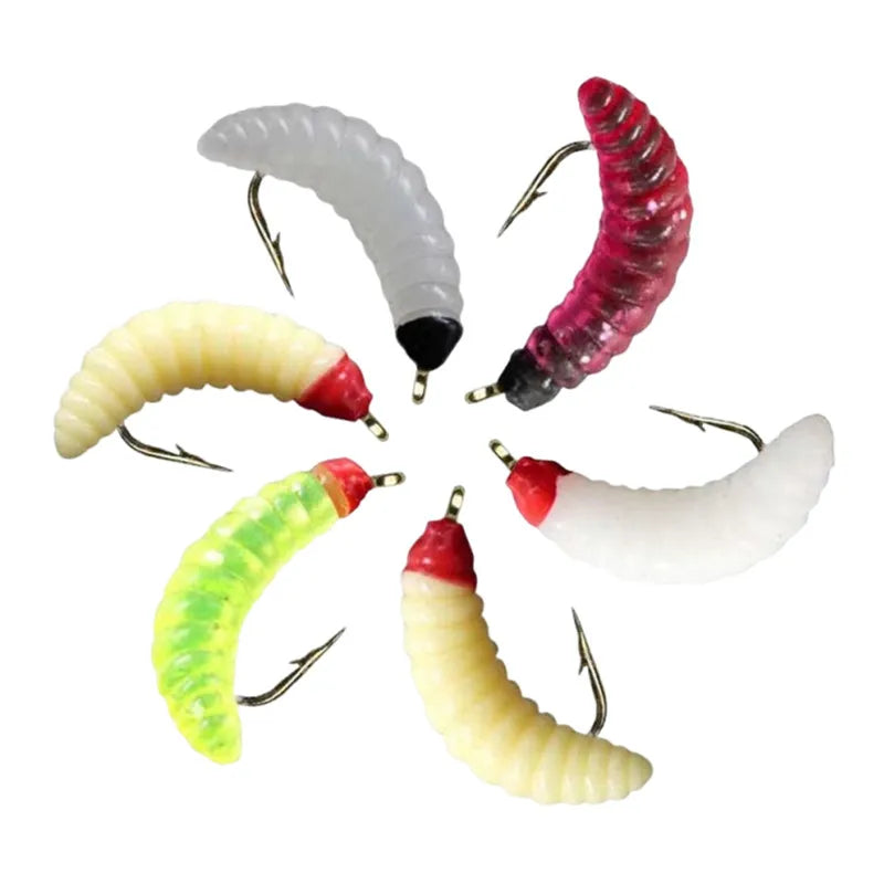 Soft Bait Fishing Set 29 Pcs With Hooks Saltwater Freshwater