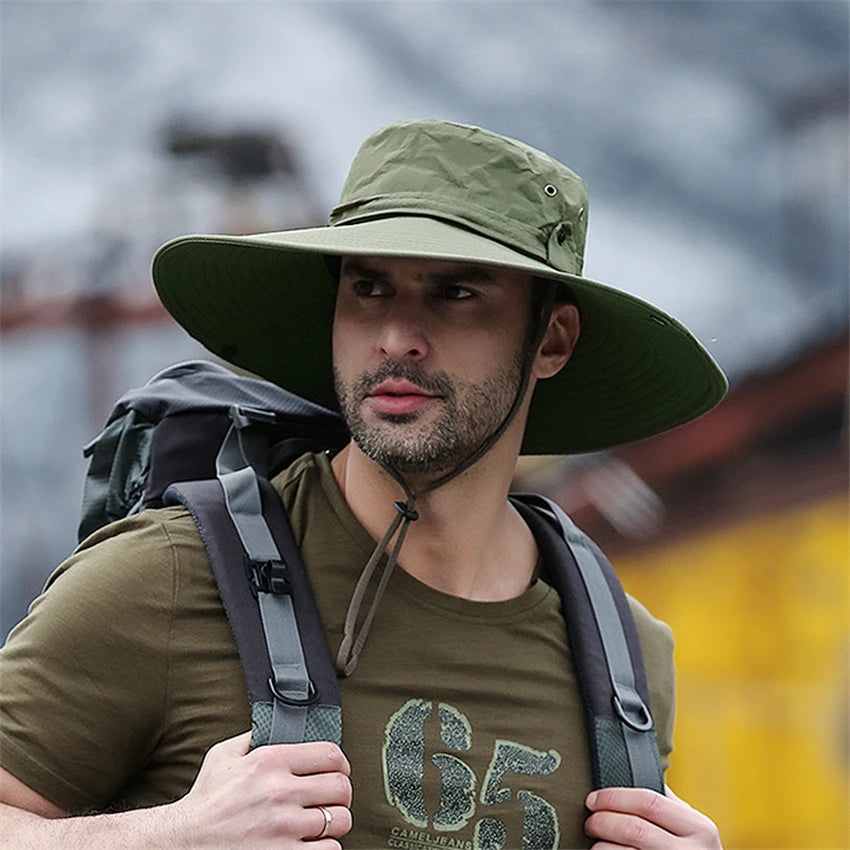 Breathable Mesh UV Sun Hat For Outdoor Activities Hiking Fishing