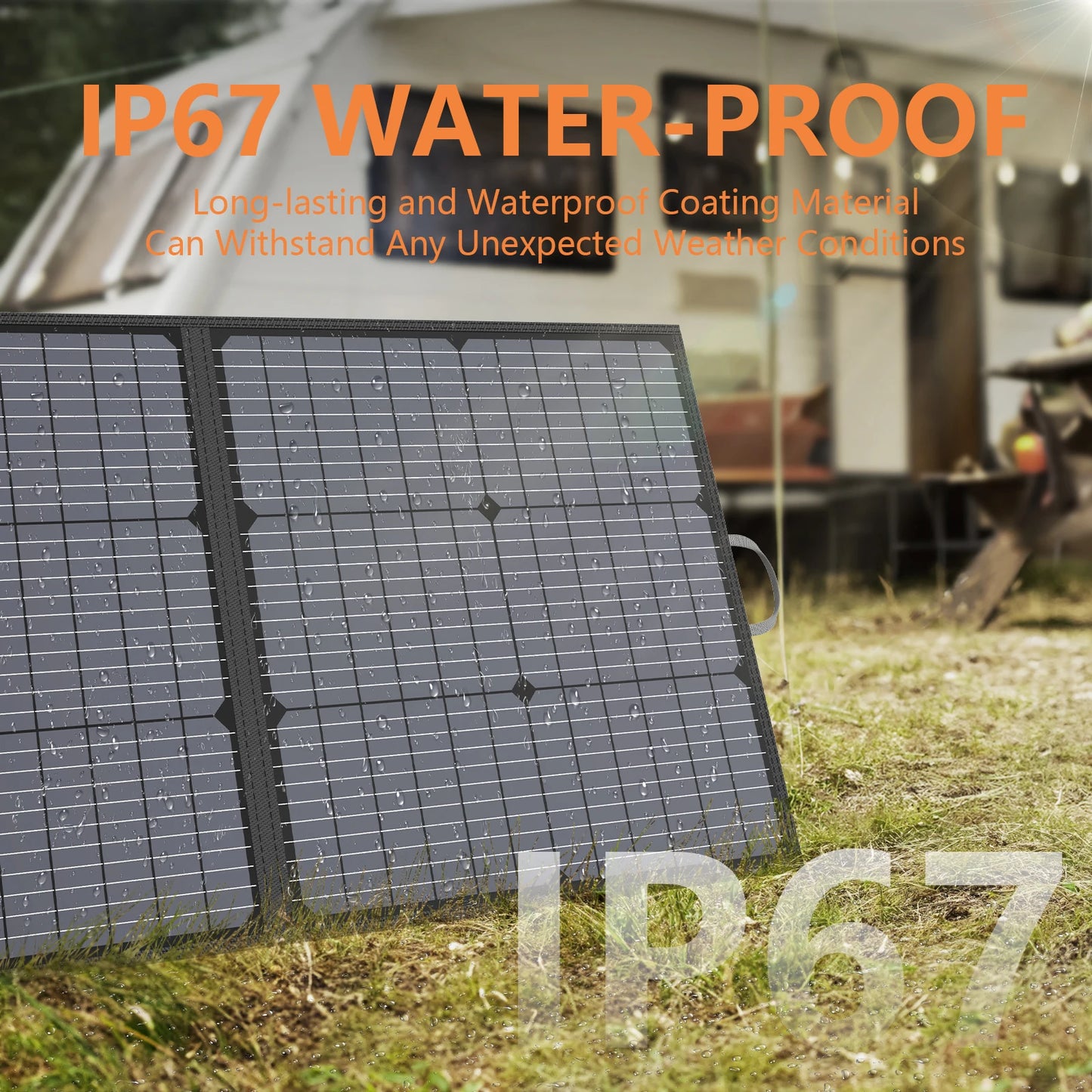 MHPOWOS 220W Foldable Solar Panel Kit For Power Stations