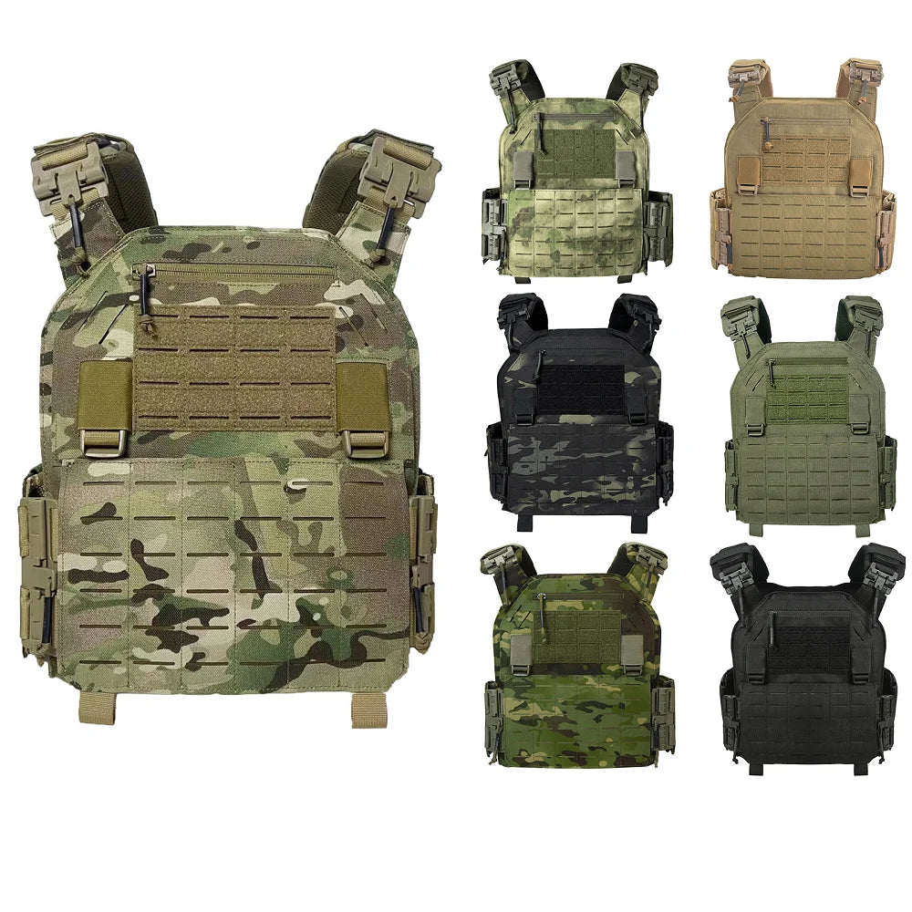 LAVC Modular Plate Carrier With Quick Release Nylon Vest