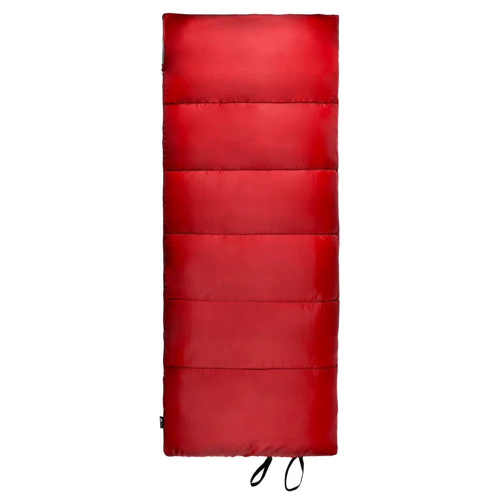 50F Warm Weather Sleeping Bag Lightweight Insulated Polyester For Camping