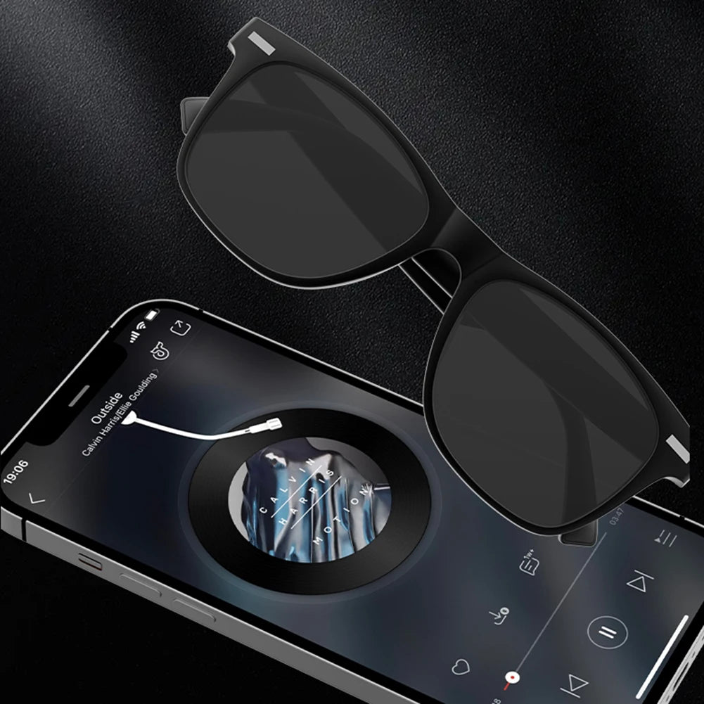 APWIKOGER Smart Glasses AI Voice Assistant With Camera