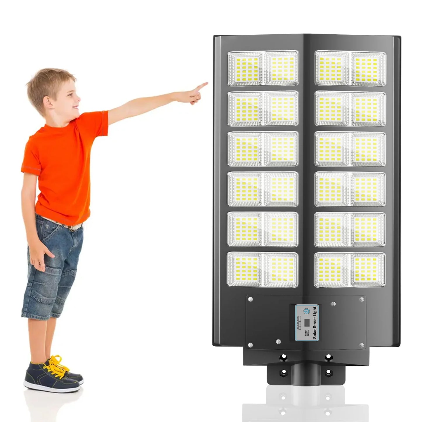 6000-Watt Waterproof Solar Street Lights With Motion Sensor
