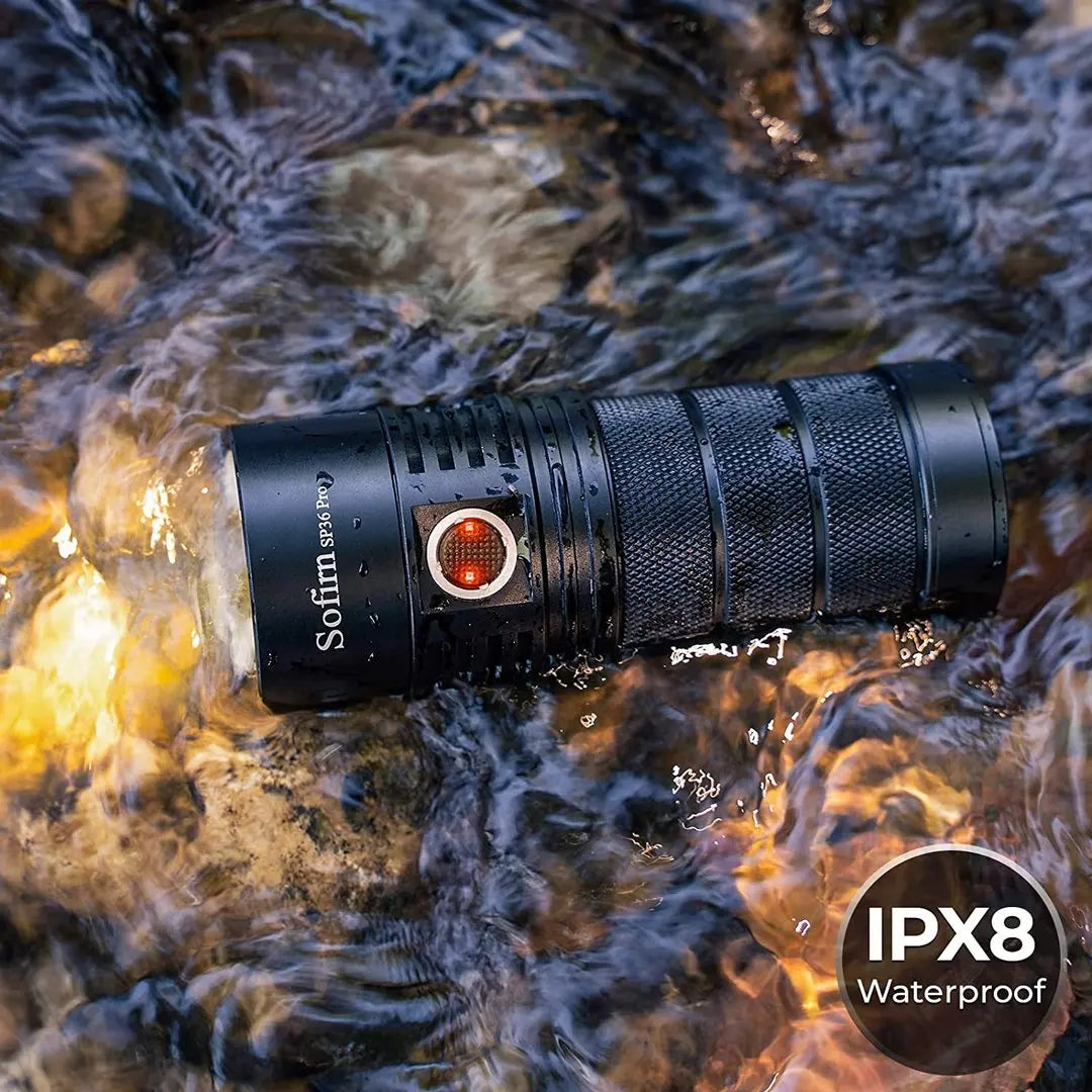 Sofirn SP36 Pro 8000lm Flashlight USB C Rechargeable
