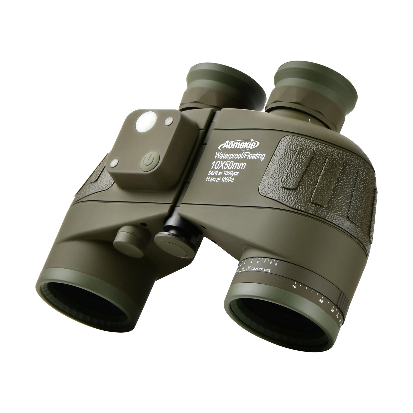 HD Marine Binoculars With Rangefinder Compass BAK4 FMC Lens