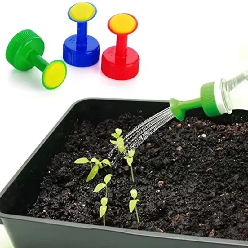 3pcs Garden Plant Watering Sprinkler Flower Watering Bottle Cap Nozzle Irrigation Head Sprayer For Indoor Outdoor Potted Plant