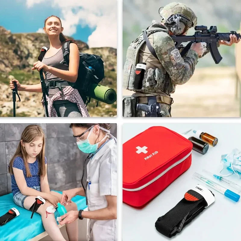 Emergency Belt Tourniquet Set for Medical Survival