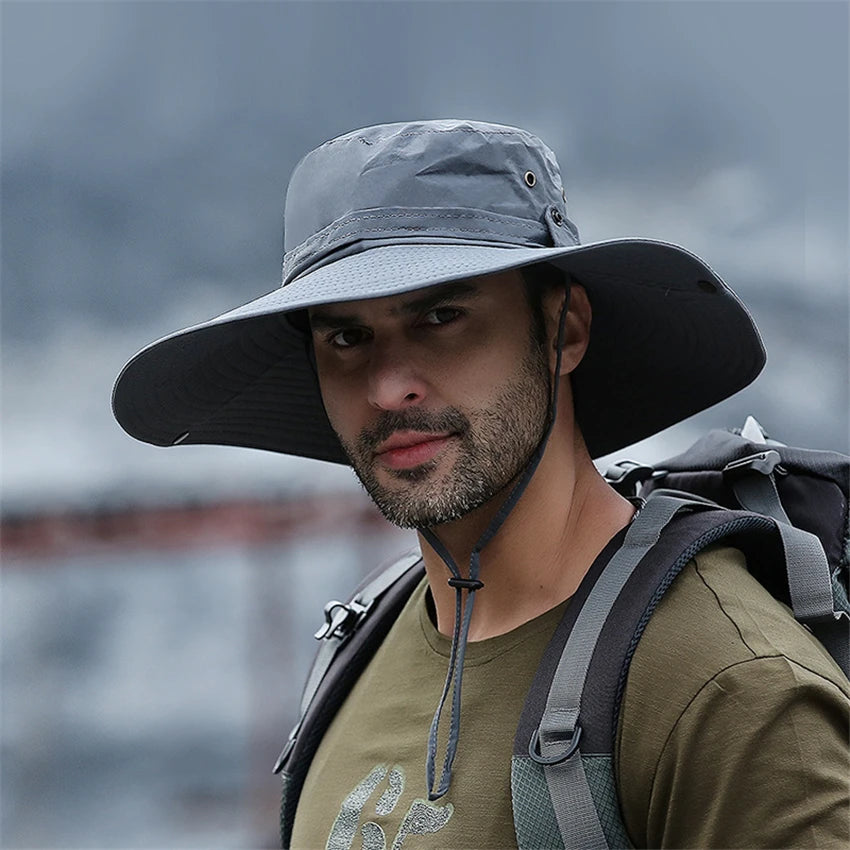 Breathable Mesh UV Sun Hat For Outdoor Activities Hiking Fishing