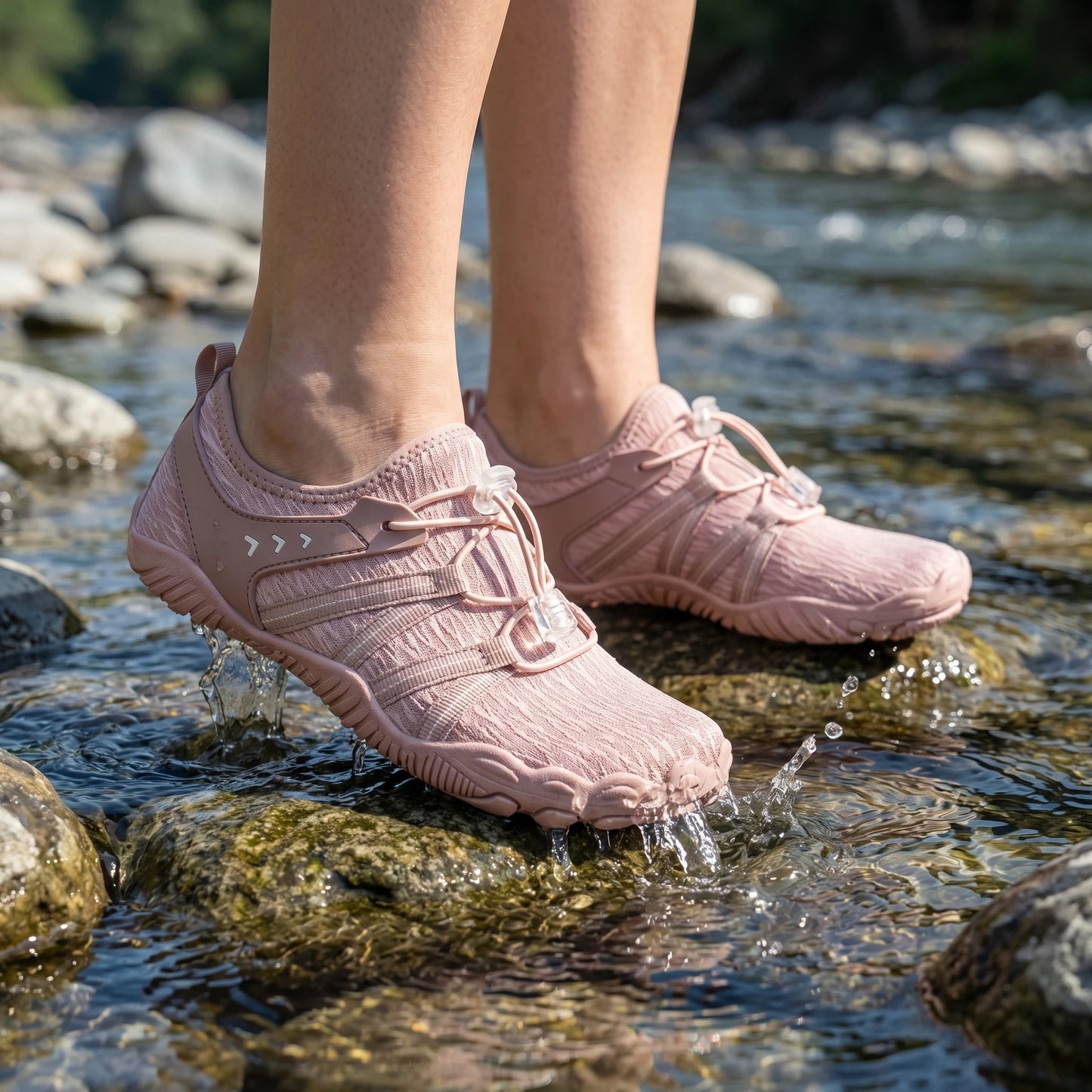 Women Aqua Shoes Anti-Slip Quick-Dry Beach Beach Barefoot Shoes Outdoor Lightweight Sneakers Hiking Surfing Boating Fishing