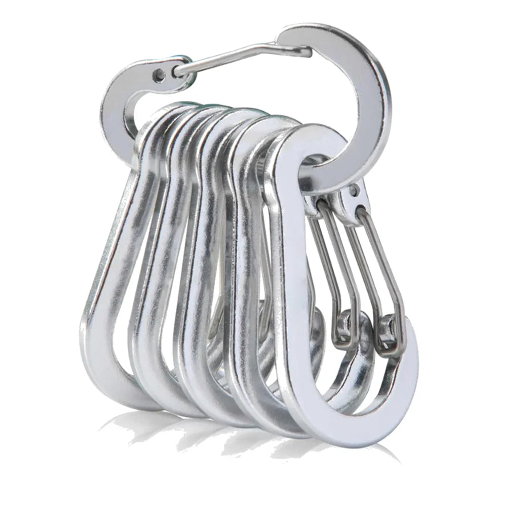Aluminum Alloy Carabiner Keychain Set For Camping And Hiking