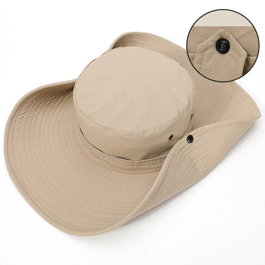 Breathable Mesh UV Sun Hat For Outdoor Activities Hiking Fishing